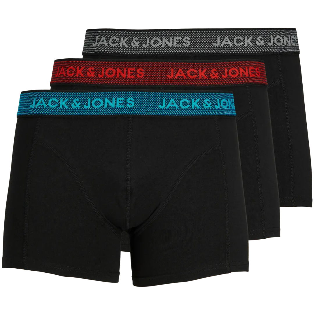 J&J Dečije Bokserice JJERUSH BOMBER JACWAISTBAND TRUNKS 3 PACK